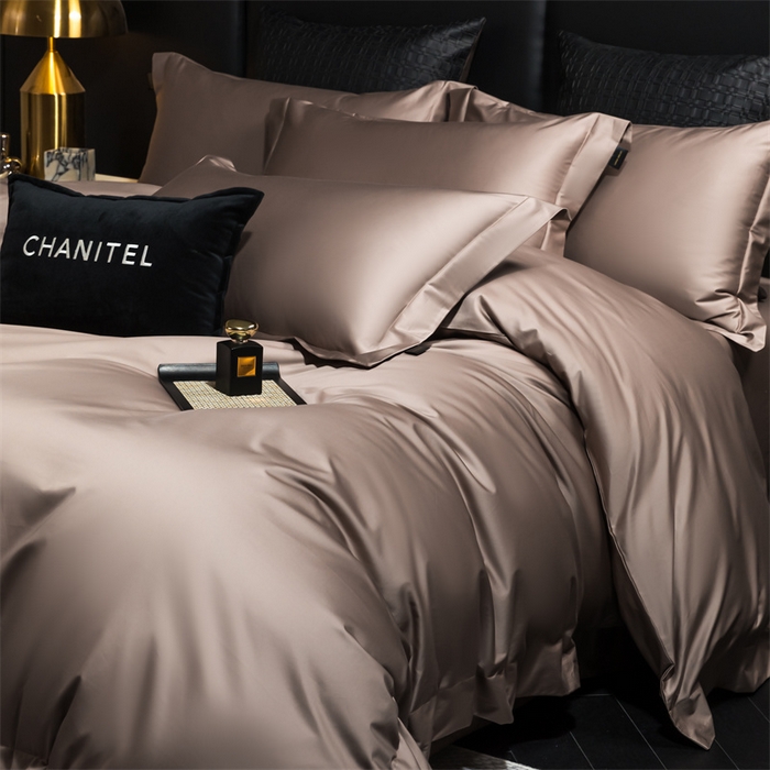 91家纺网 家纺一手货源 找家纺 女子家纺 2026新款A类全棉纯棉新疆长绒棉四件套-维多利亚 维多利亚-摩卡棕