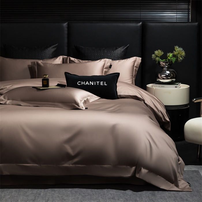 91家纺网 家纺一手货源 找家纺 女子家纺 2026新款A类全棉纯棉新疆长绒棉四件套-维多利亚 维多利亚-摩卡棕