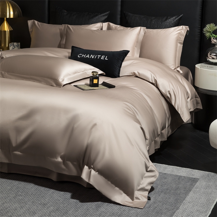 女子家纺 2026新款A类全棉纯棉新疆长绒棉四件套-维多利亚 维多利亚-沙漠灰