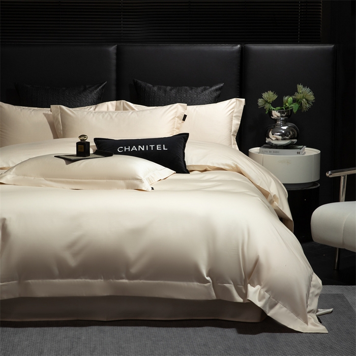 91家纺网 家纺一手货源 找家纺 女子家纺 2026新款A类全棉纯棉新疆长绒棉四件套-维多利亚 维多利亚-米色