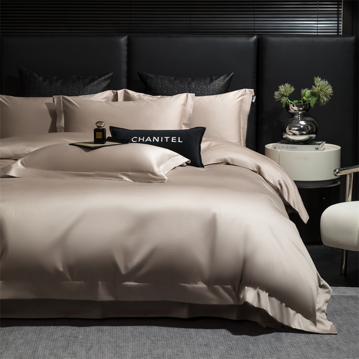 91家纺网 家纺一手货源 找家纺 女子家纺 2026新款A类全棉纯棉新疆长绒棉四件套-维多利亚 维多利亚-沙漠灰