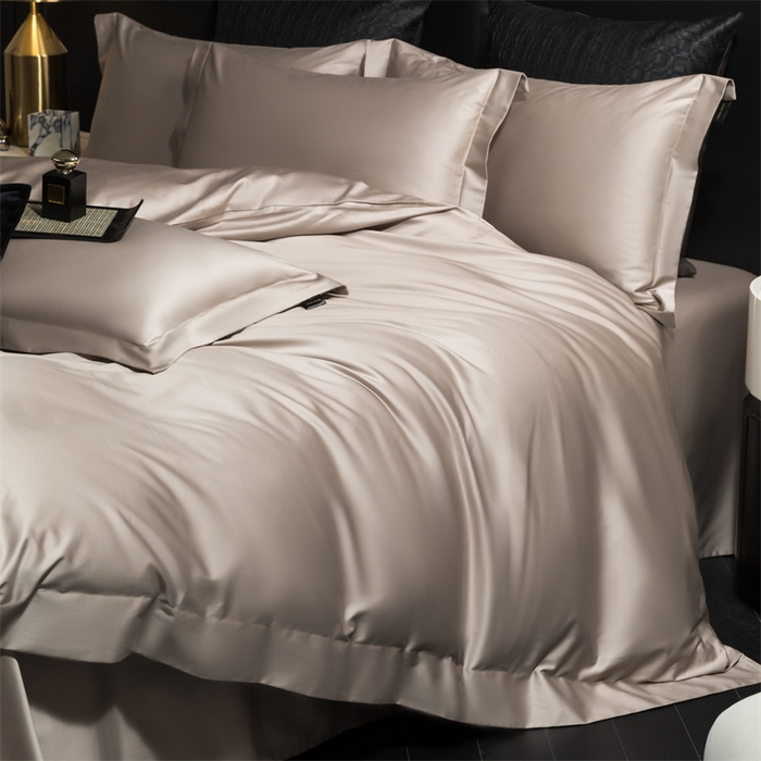 91家纺网 家纺一手货源 找家纺 女子家纺 2026新款A类全棉纯棉新疆长绒棉四件套-维多利亚 维多利亚-沙漠灰