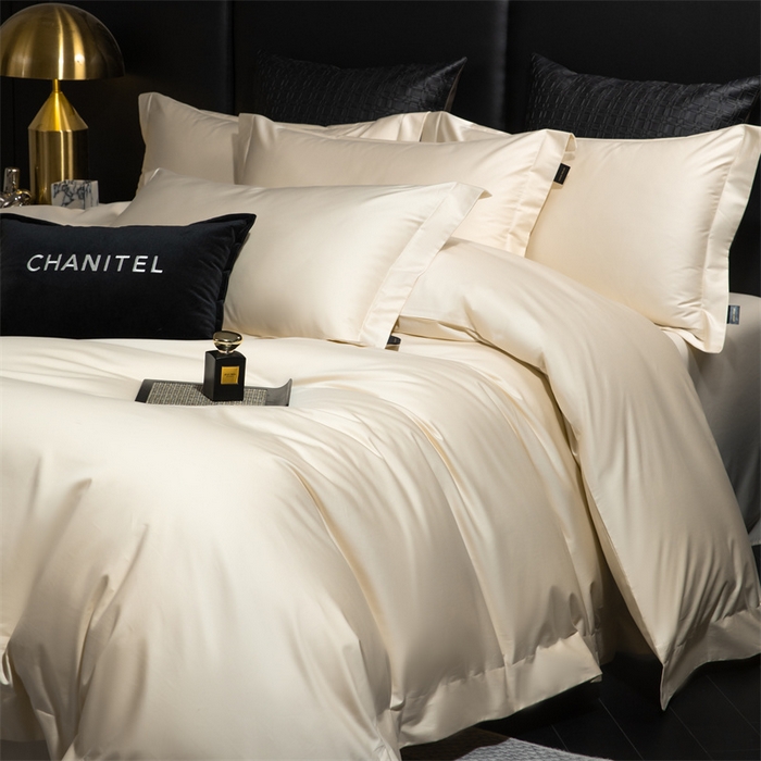 91家纺网 家纺一手货源 找家纺 女子家纺 2026新款A类全棉纯棉新疆长绒棉四件套-维多利亚 维多利亚-米色