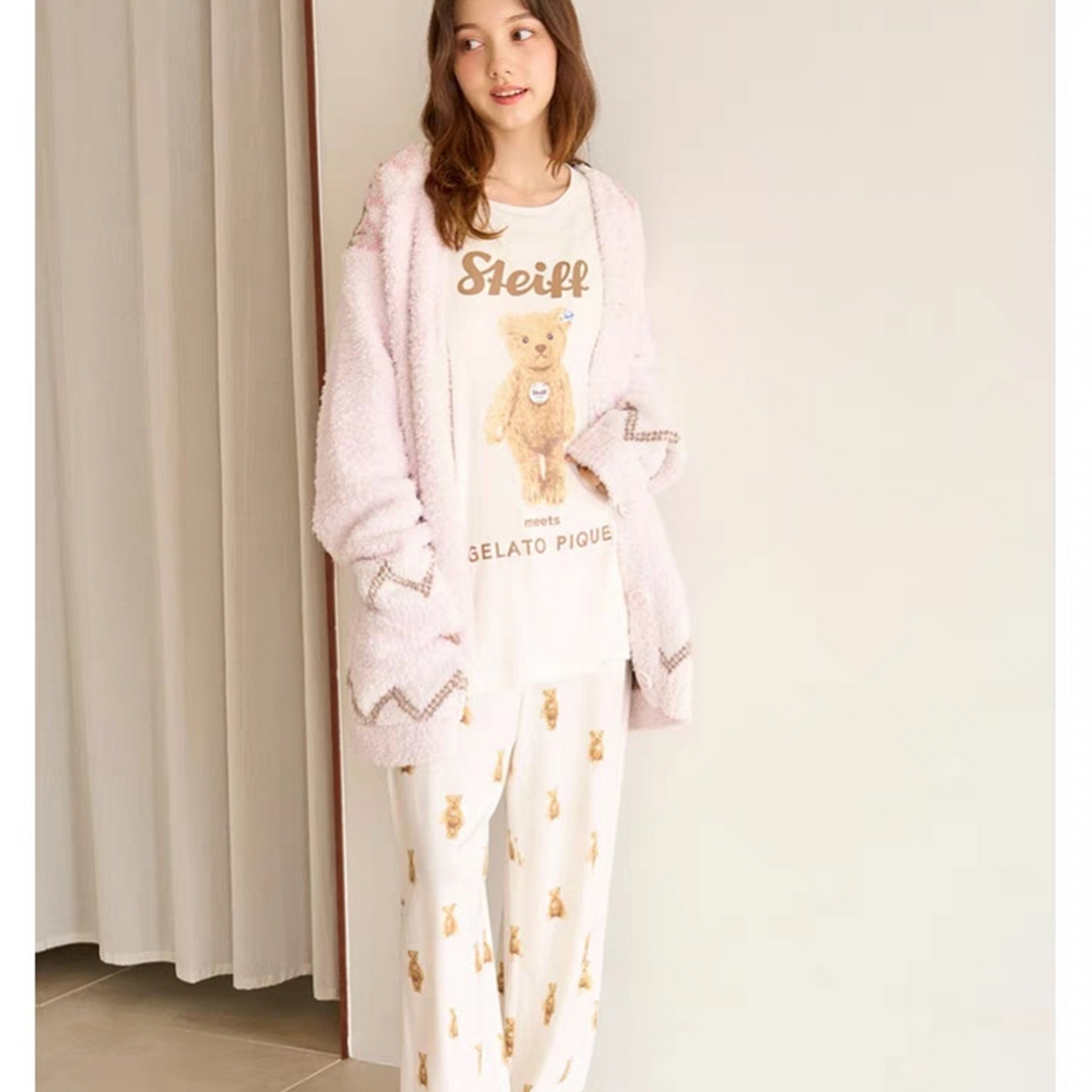 91家纺网 家纺一手货源 找家纺 （总）妍景家居生活馆 2026新款可爱小熊套装