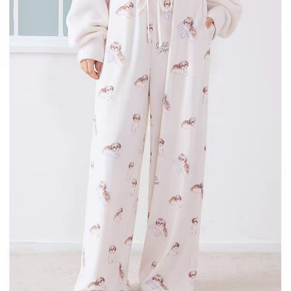 91家纺网 家纺一手货源 找家纺 （总）妍景家居生活馆 2026新款抱枕西施小狗套装