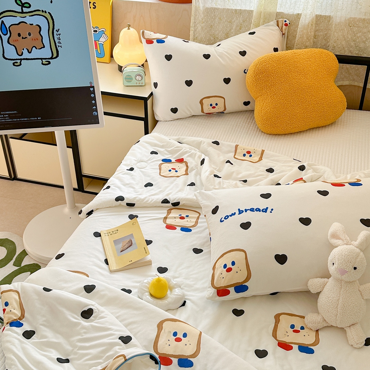 91家纺网 家纺一手货源 找家纺 （总）咏绒家纺工厂店 厂家直销网销爆款花型永不断货2025春夏新款A类牛奶针织棉大豆夏被（长期款）