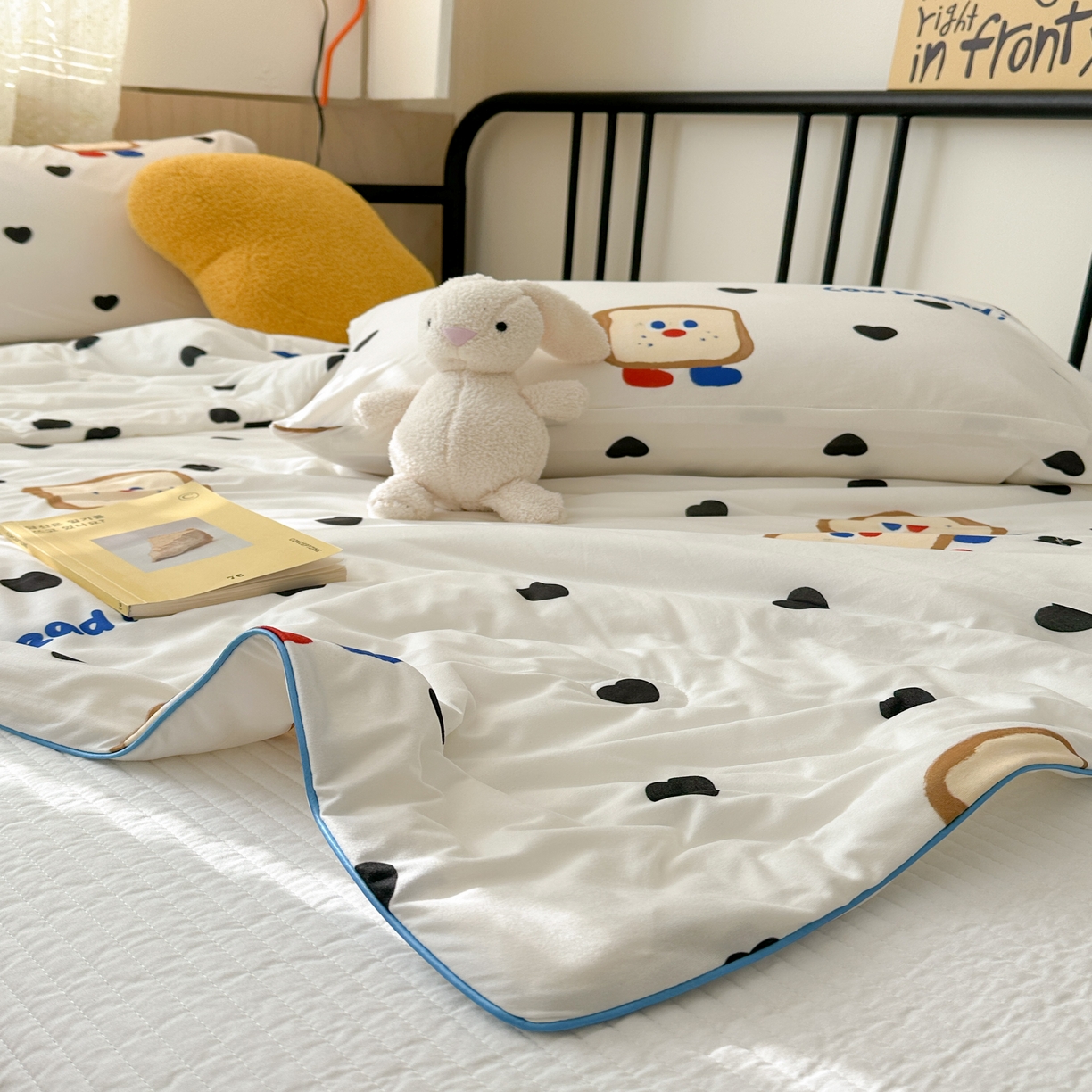 91家纺网 家纺一手货源 找家纺 （总）咏绒家纺工厂店 厂家直销网销爆款花型永不断货2025春夏新款A类牛奶针织棉大豆夏被（长期款）