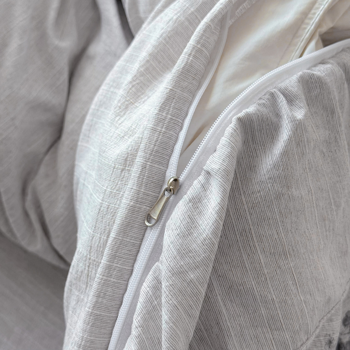 91家纺网 家纺一手货源 找家纺 （总）赛丽雅 2026春夏新款色织提花麻法式花边款四件套