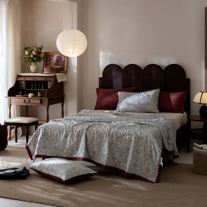 91家纺网 家纺一手货源 找家纺 （总）大彩家居 2026新款全棉双层纱夏被