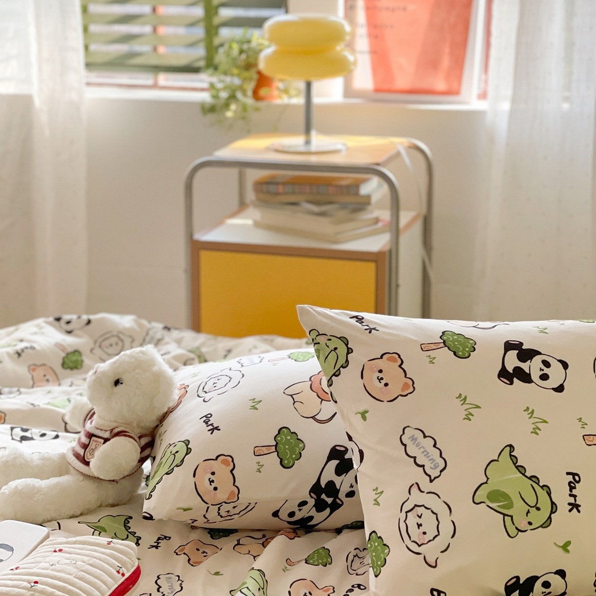 91家纺网 家纺一手货源 找家纺 咏绒家纺工厂店 厂家直销网销爆款花型永不断货2025春夏新款A类牛奶针织棉大豆夏被（长期款） 大森林