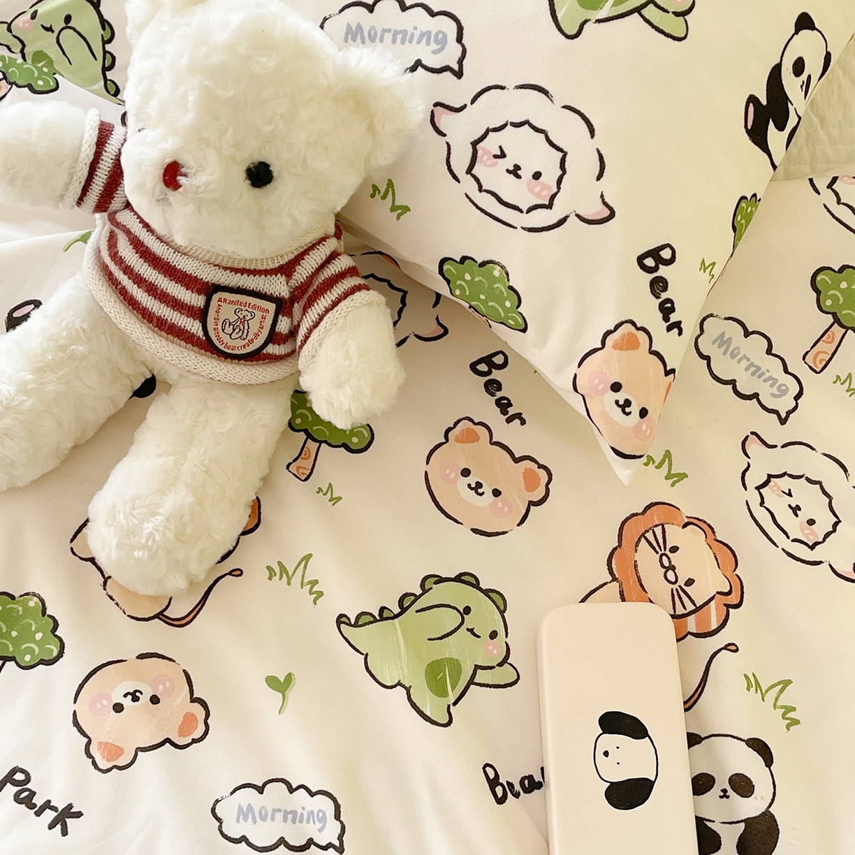 91家纺网 家纺一手货源 找家纺 咏绒家纺工厂店 厂家直销网销爆款花型永不断货2025春夏新款A类牛奶针织棉大豆夏被（长期款） 大森林