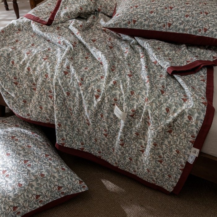 91家纺网 家纺一手货源 找家纺 （总）大彩家居 2026新款全棉双层纱夏被