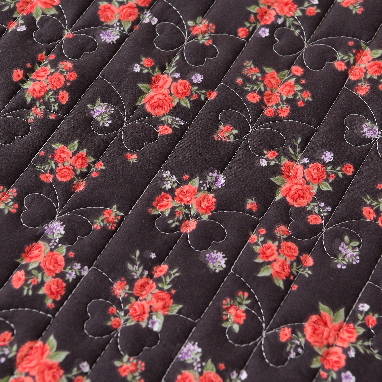 91家纺网 家纺一手货源 找家纺 金梦家居 2026新款水洗棉床盖夏被款四件套 暗香疏影