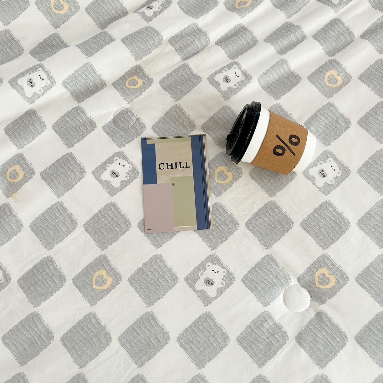 91家纺网 家纺一手货源 找家纺 咏绒家纺工厂店 厂家直销网销爆款花型永不断货2025春夏新款A类牛奶针织棉大豆夏被（长期款） 魔方熊