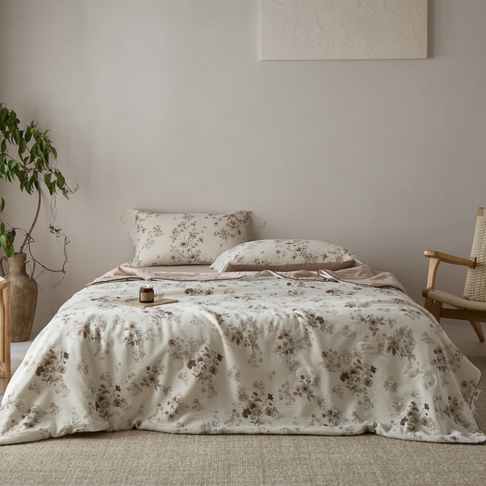 91家纺网 家纺一手货源 找家纺 （总）大彩家居 2026新款棉麻夏被