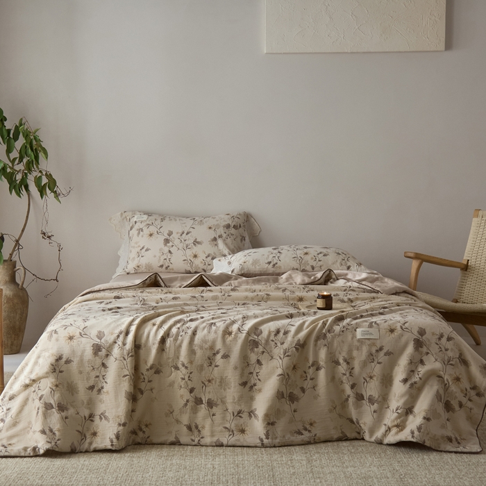 91家纺网 家纺一手货源 找家纺 （总）大彩家居 2026新款棉麻夏被