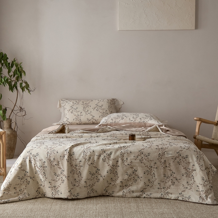 91家纺网 家纺一手货源 找家纺 （总）大彩家居 2026新款棉麻夏被