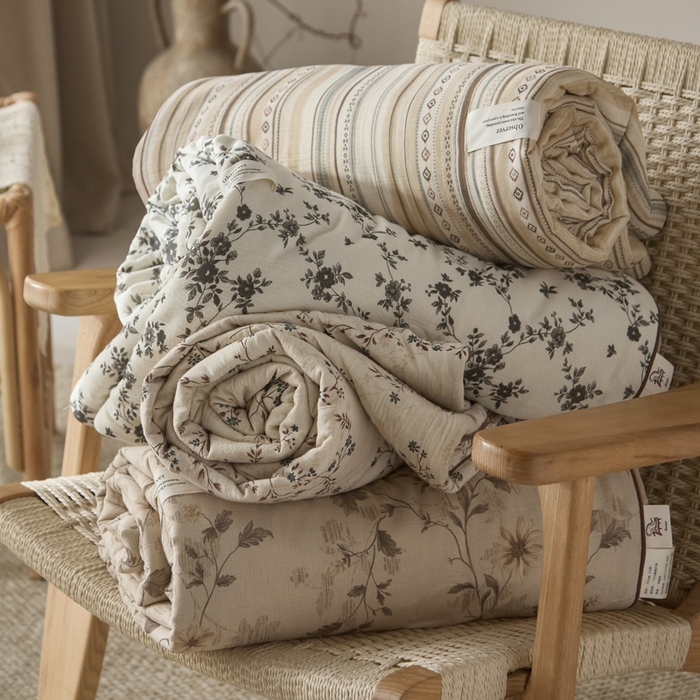 91家纺网 家纺一手货源 找家纺 （总）大彩家居 2026新款棉麻夏被