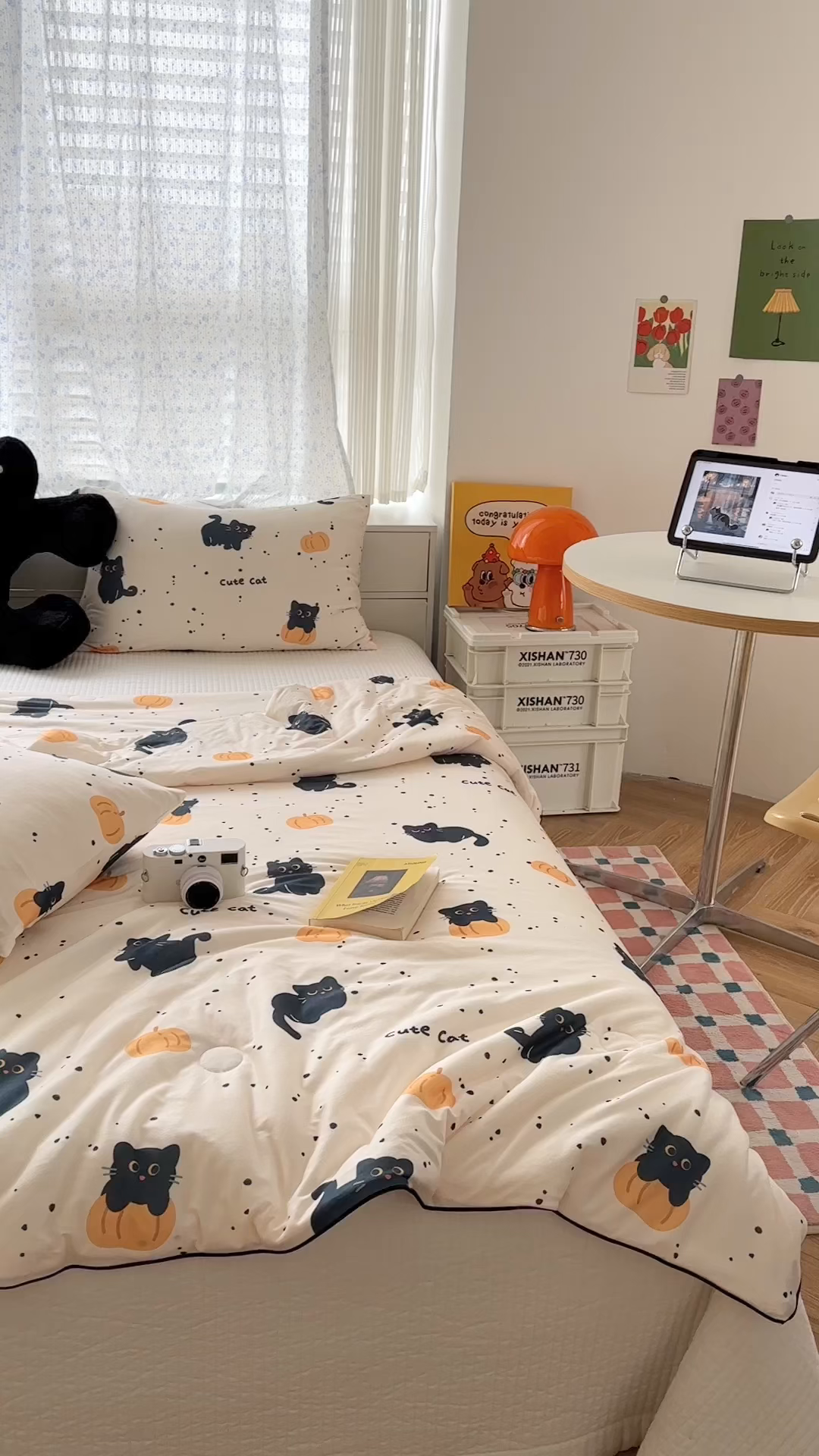 91家纺网 家纺一手货源 找家纺 咏绒家纺工厂店 厂家直销网销爆款花型永不断货2025春夏新款A类牛奶针织棉大豆夏被（长期款） 南瓜猫