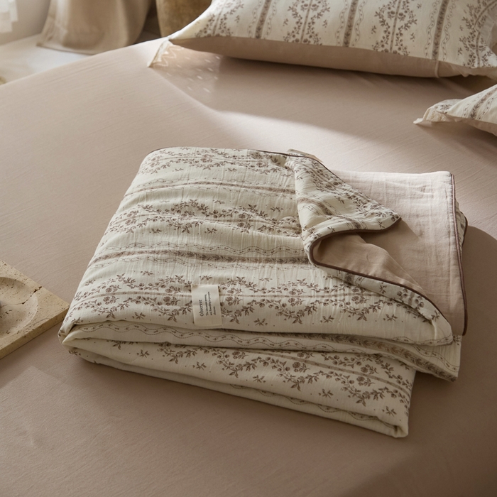 91家纺网 家纺一手货源 找家纺 （总）大彩家居 2026新款棉麻夏被