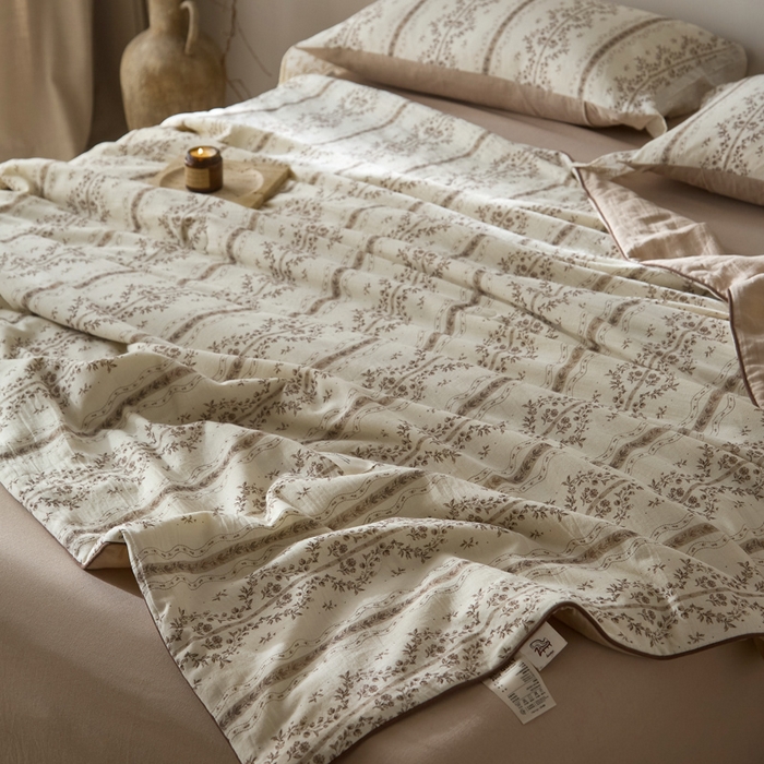 91家纺网 家纺一手货源 找家纺 （总）大彩家居 2026新款棉麻夏被