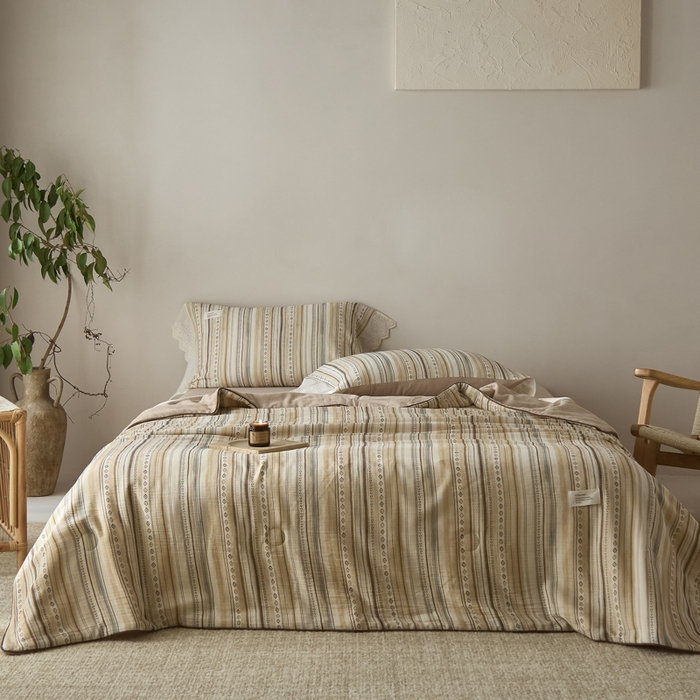 大彩家居 2026新款棉麻夏被 摩洛哥诗篇