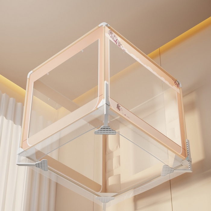 91家纺网 家纺一手货源 找家纺 （总）青竹苑 2026新款贴布口袋款床笠底坐床蚊帐