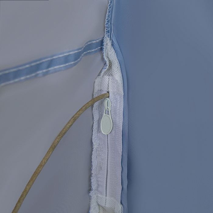 91家纺网 家纺一手货源 找家纺 青竹苑 2026新款贴布口袋款床笠底坐床蚊帐 北极熊熊