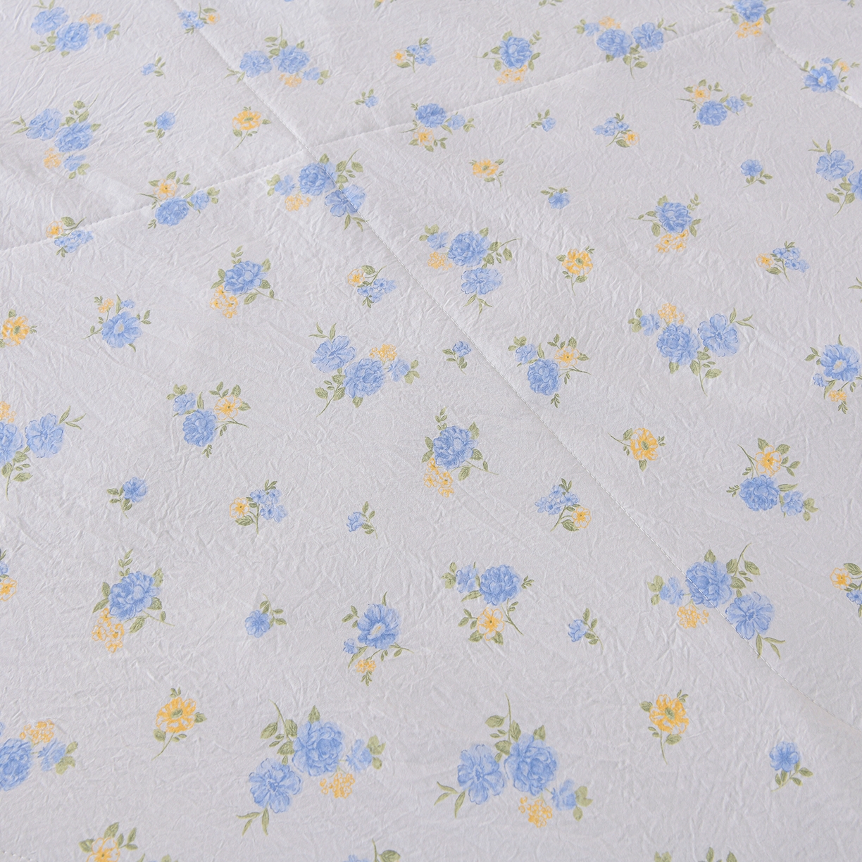 91家纺网 家纺一手货源 找家纺 金梦家居 2026新款水洗棉床盖夏被款四件套 花开盛夏