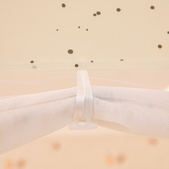 91家纺网 家纺一手货源 找家纺 青竹苑 2026新款贴布口袋款床笠底坐床蚊帐 波点狗狗