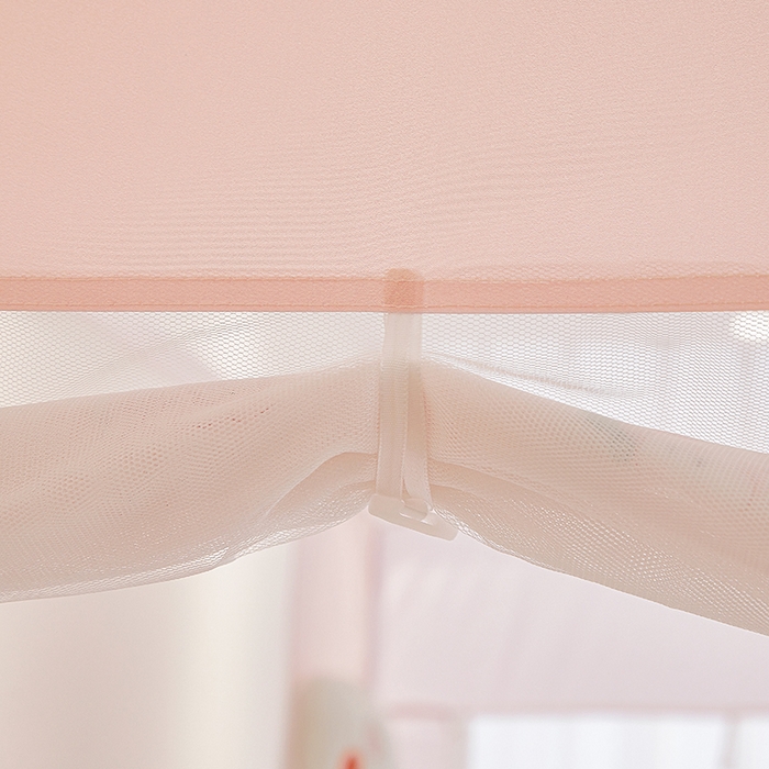 91家纺网 家纺一手货源 找家纺 青竹苑 2026新款贴布口袋款床笠底坐床蚊帐 草莓兔兔