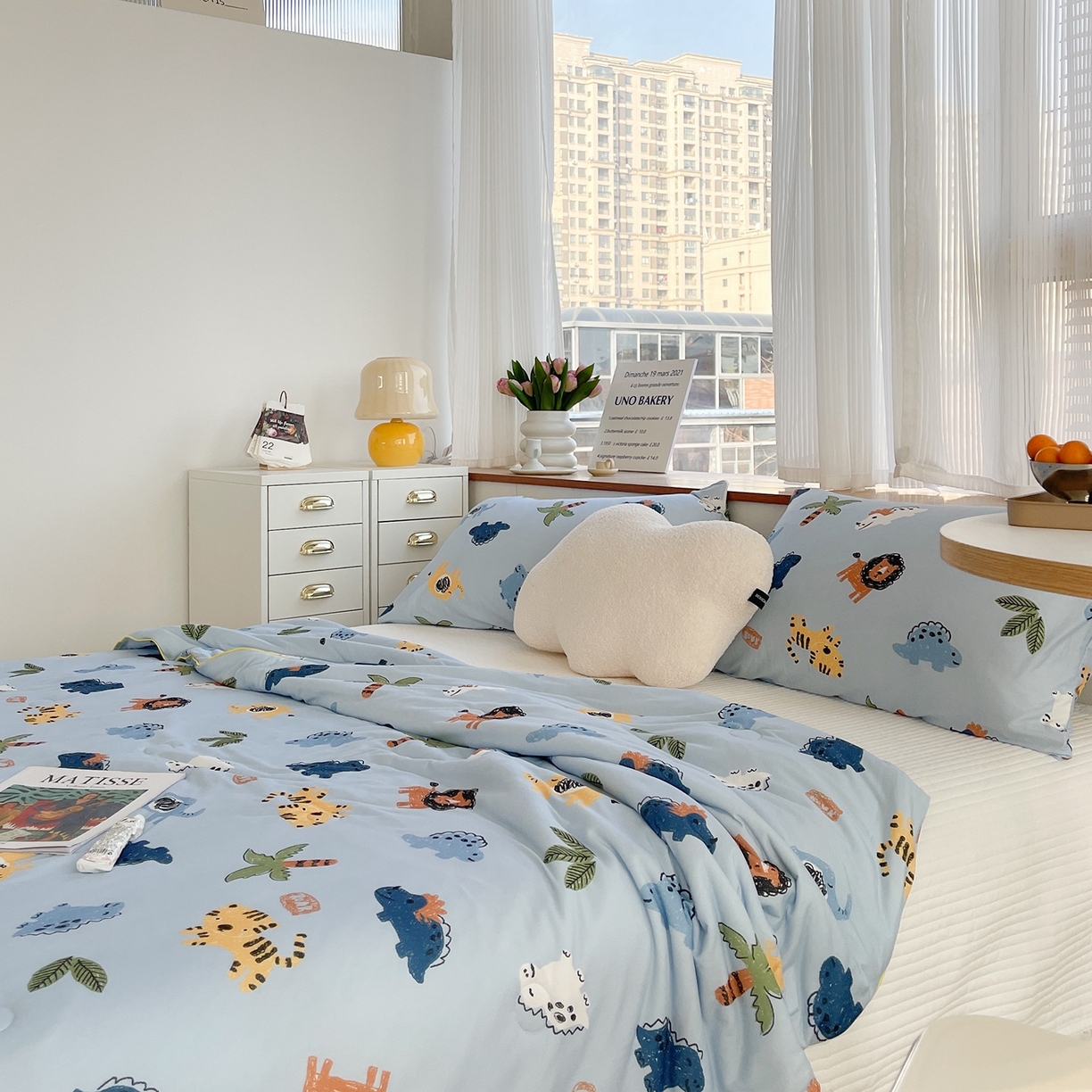 91家纺网 家纺一手货源 找家纺 咏绒家纺工厂店 厂家直销网销爆款花型永不断货2025春夏新款A类牛奶针织棉大豆夏被（长期款） 森林日记