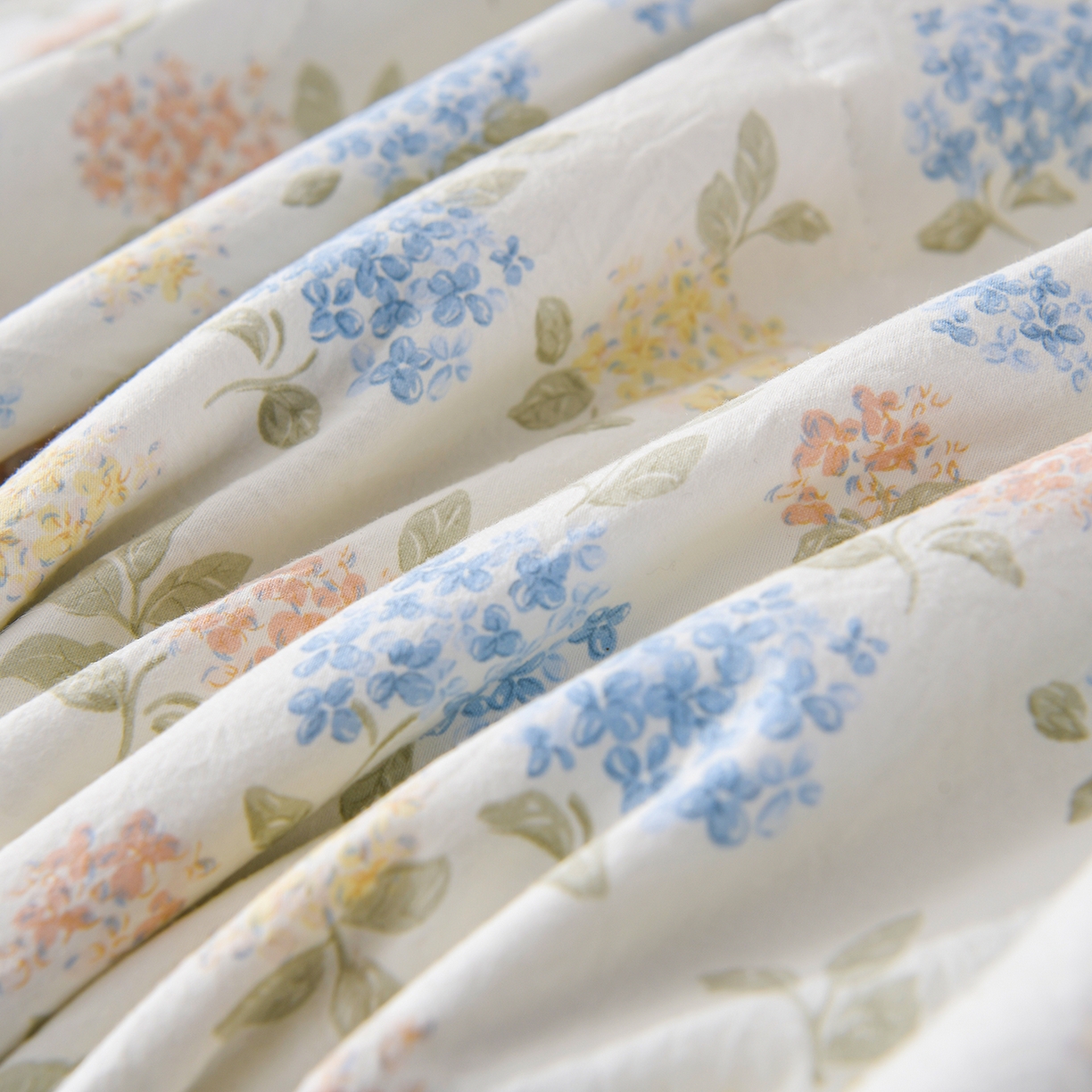 91家纺网 家纺一手货源 找家纺 金梦家居 2026新款水洗棉床盖夏被款四件套 花团锦簇