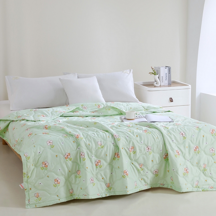 91家纺网 家纺一手货源 找家纺 （总）诗雅纺织 2026新款亲肤绒夏被空调被夏凉被