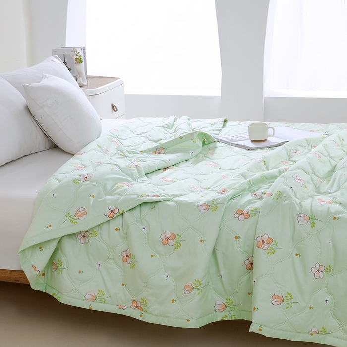 91家纺网 家纺一手货源 找家纺 （总）诗雅纺织 2026新款超柔水洗棉夏凉被空调被超声波压花夏被礼品被