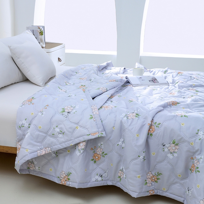 91家纺网 家纺一手货源 找家纺 （总）诗雅纺织 2026新款亲肤绒夏被空调被夏凉被