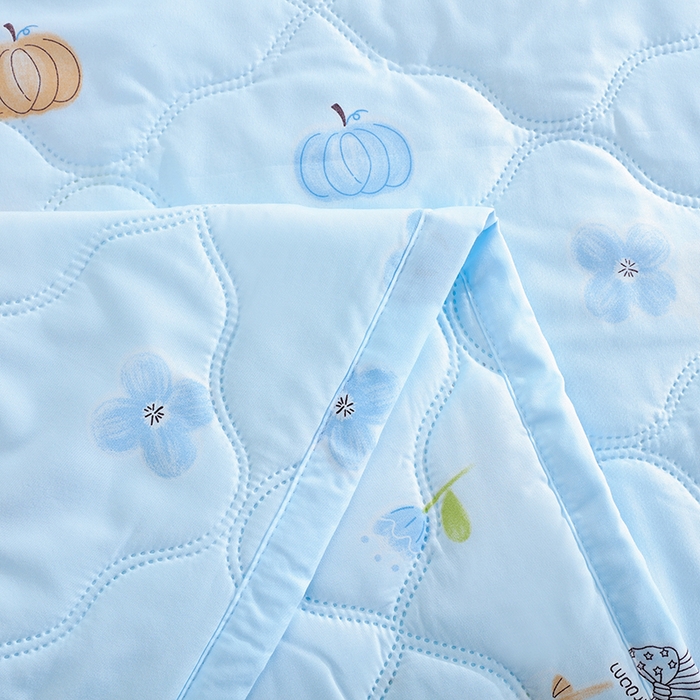 91家纺网 家纺一手货源 找家纺 诗雅纺织 2026新款亲肤绒夏被空调被夏凉被 田园生活