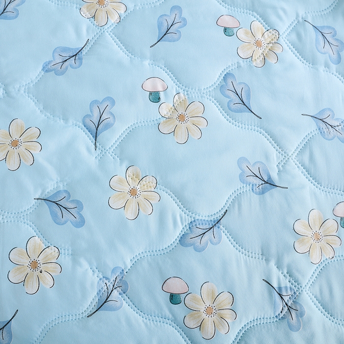 91家纺网 家纺一手货源 找家纺 诗雅纺织 2026新款亲肤绒夏被空调被夏凉被 华叶