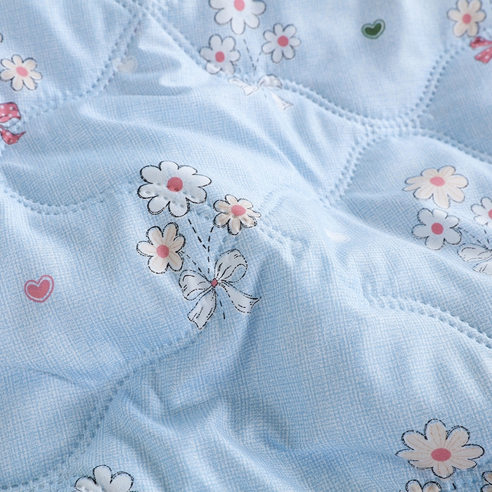 91家纺网 家纺一手货源 找家纺 诗雅纺织 2026新款亲肤绒夏被空调被夏凉被 礼花