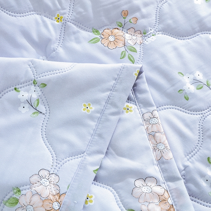 91家纺网 家纺一手货源 找家纺 诗雅纺织 2026新款亲肤绒夏被空调被夏凉被 花仙子