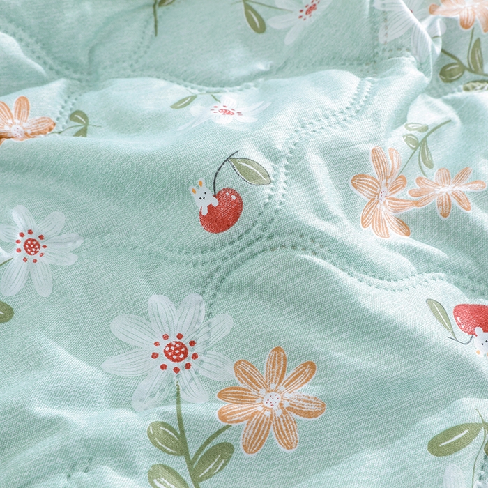 91家纺网 家纺一手货源 找家纺 诗雅纺织 2026新款亲肤绒夏被空调被夏凉被 红果