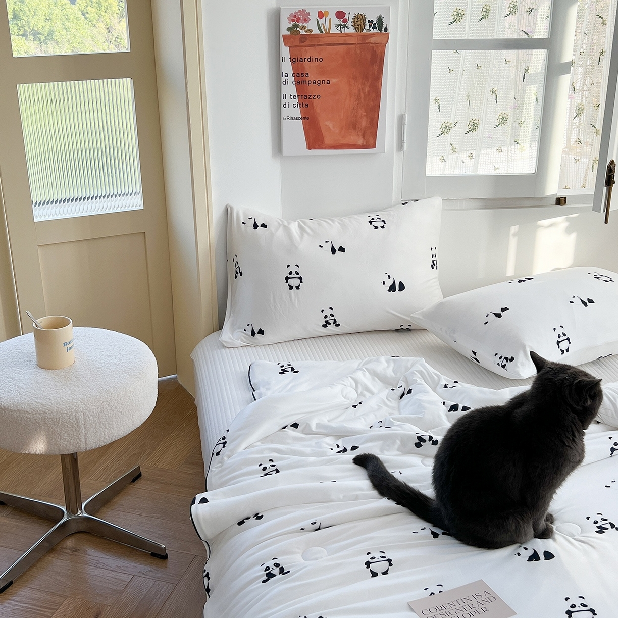 91家纺网 家纺一手货源 找家纺 咏绒家纺工厂店 厂家直销网销爆款花型永不断货2025春夏新款A类牛奶针织棉大豆夏被（长期款） 团团圆圆