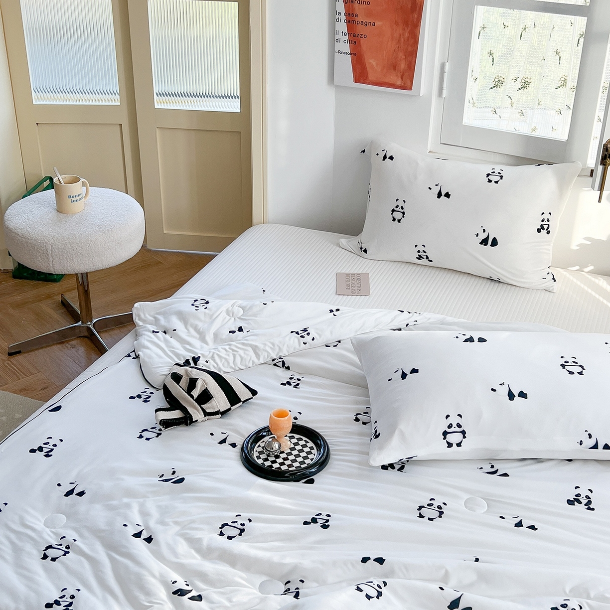 91家纺网 家纺一手货源 找家纺 咏绒家纺工厂店 厂家直销网销爆款花型永不断货2025春夏新款A类牛奶针织棉大豆夏被（长期款） 团团圆圆