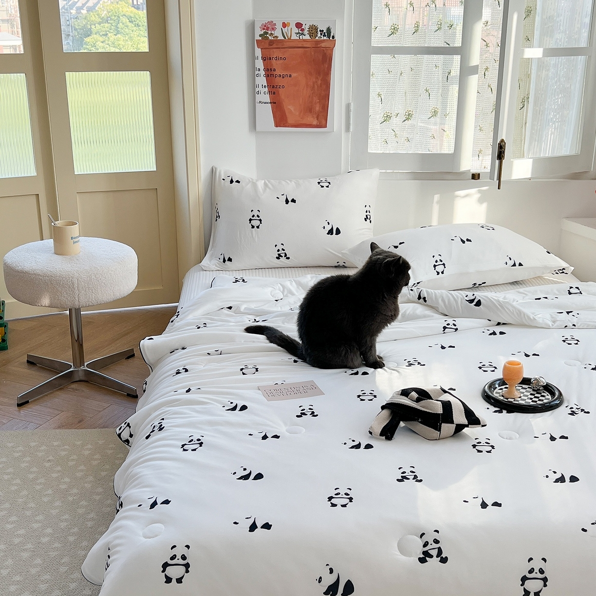 91家纺网 家纺一手货源 找家纺 咏绒家纺工厂店 厂家直销网销爆款花型永不断货2025春夏新款A类牛奶针织棉大豆夏被（长期款） 团团圆圆