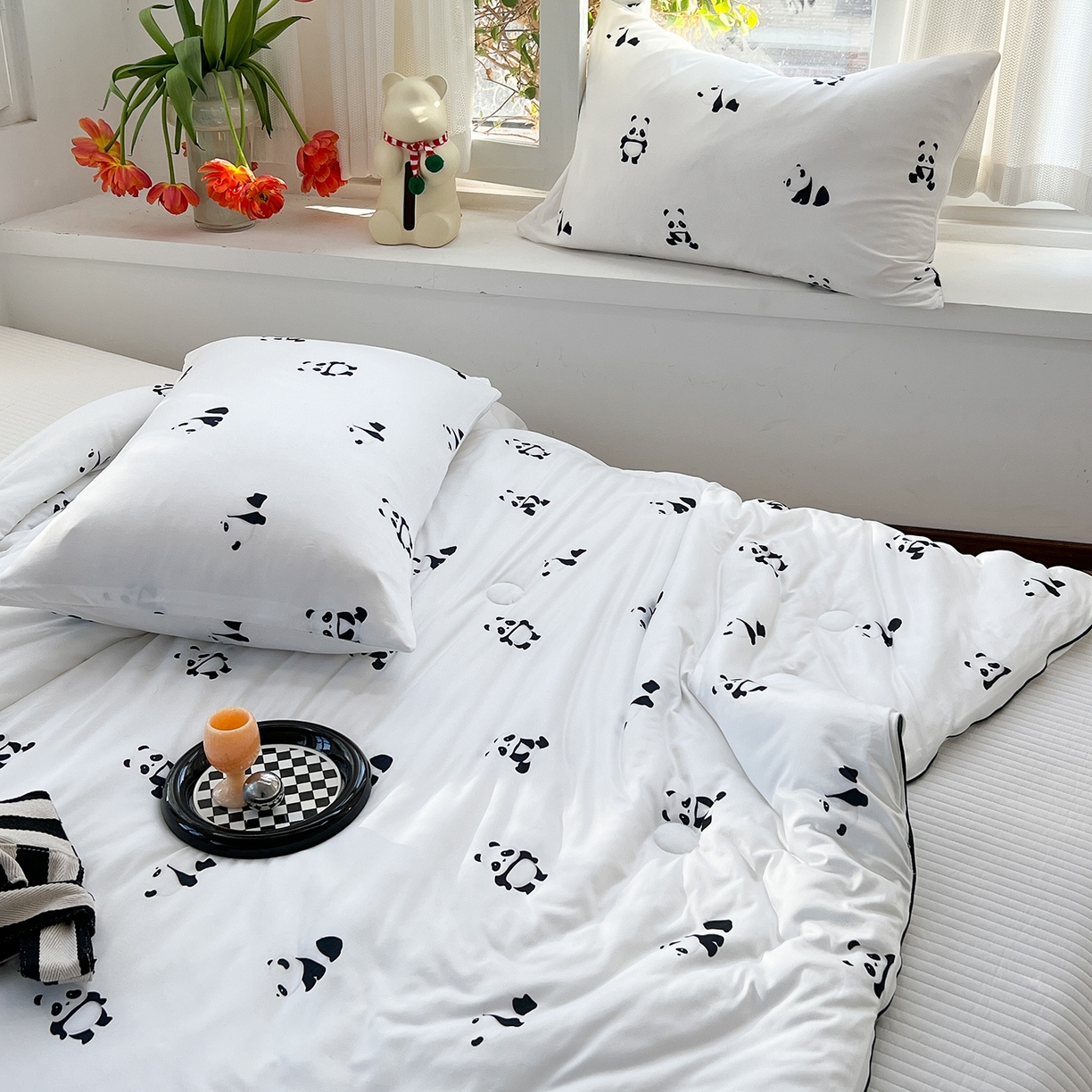 91家纺网 家纺一手货源 找家纺 咏绒家纺工厂店 厂家直销网销爆款花型永不断货2025春夏新款A类牛奶针织棉大豆夏被（长期款） 团团圆圆