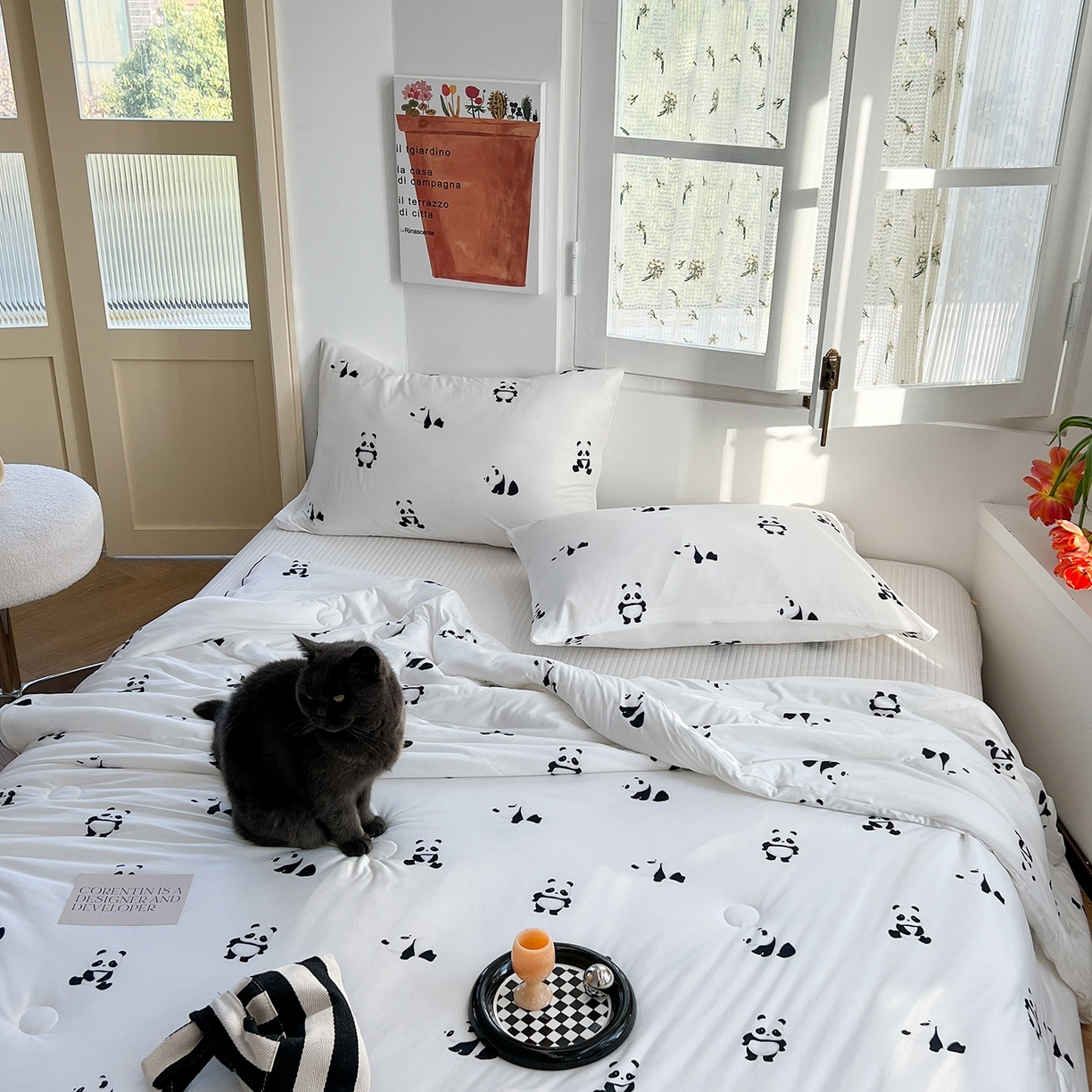 91家纺网 家纺一手货源 找家纺 咏绒家纺工厂店 厂家直销网销爆款花型永不断货2025春夏新款A类牛奶针织棉大豆夏被（长期款） 团团圆圆