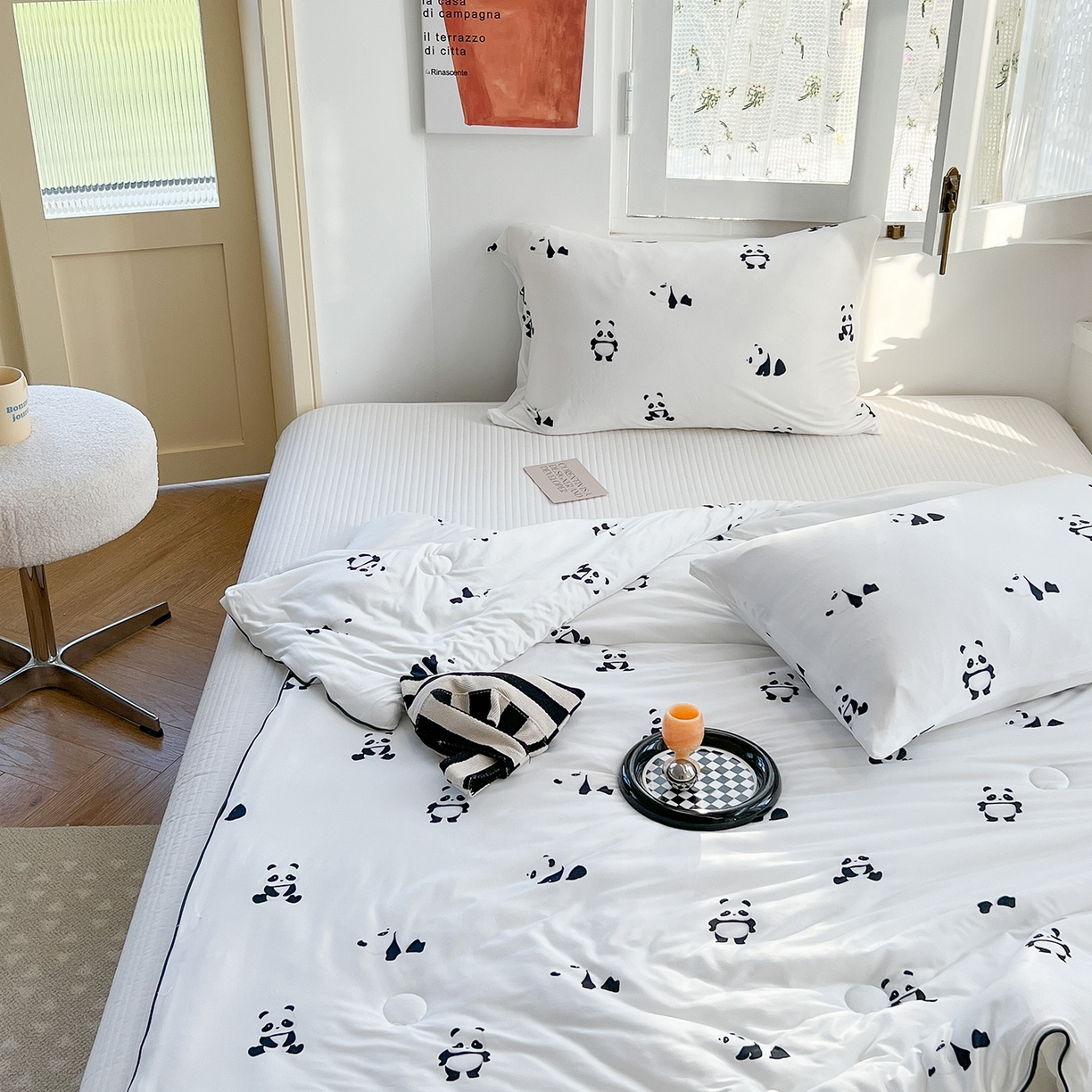 91家纺网 家纺一手货源 找家纺 咏绒家纺工厂店 厂家直销网销爆款花型永不断货2025春夏新款A类牛奶针织棉大豆夏被（长期款） 团团圆圆