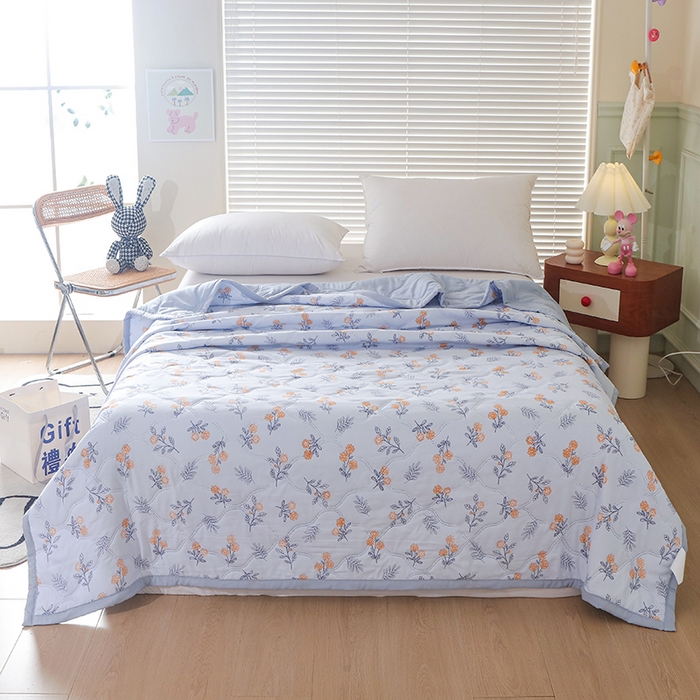 91家纺网 家纺一手货源 找家纺 （总）诗雅纺织 2026新款超柔水洗棉夏凉被空调被超声波压花夏被礼品被