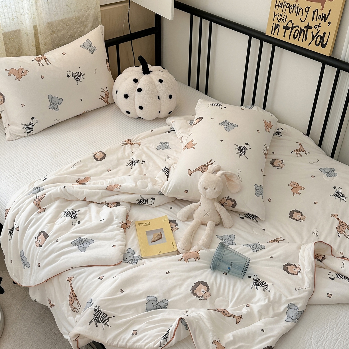 91家纺网 家纺一手货源 找家纺 咏绒家纺工厂店 厂家直销网销爆款花型永不断货2025春夏新款A类牛奶针织棉大豆夏被（长期款） 小动物们