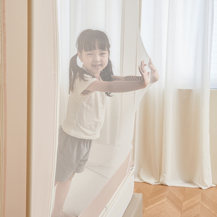 91家纺网 家纺一手货源 找家纺 青竹苑 2026新款贴布口袋款床笠底坐床蚊帐 哈基米